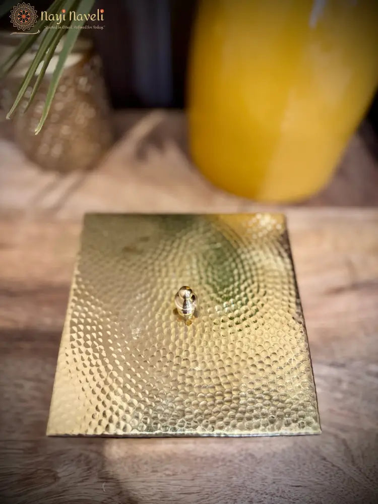 4 in 1 Brass Mukhwas Box