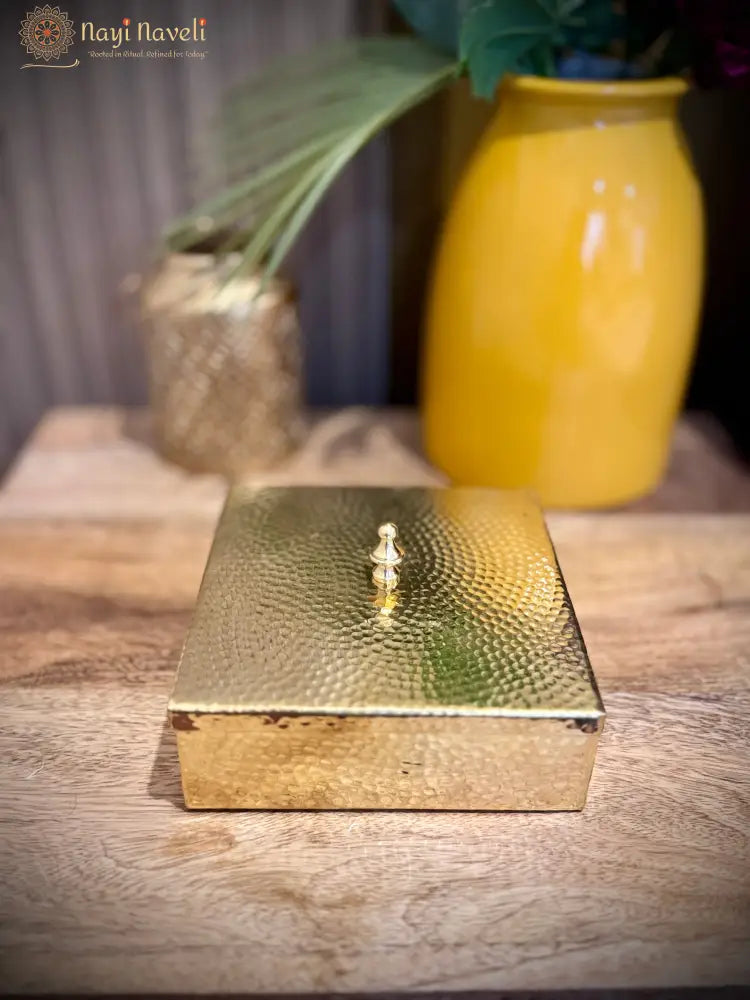 4 in 1 Brass Mukhwas Box