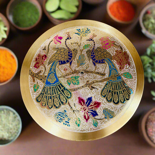 Peacock Brass Masala Daani