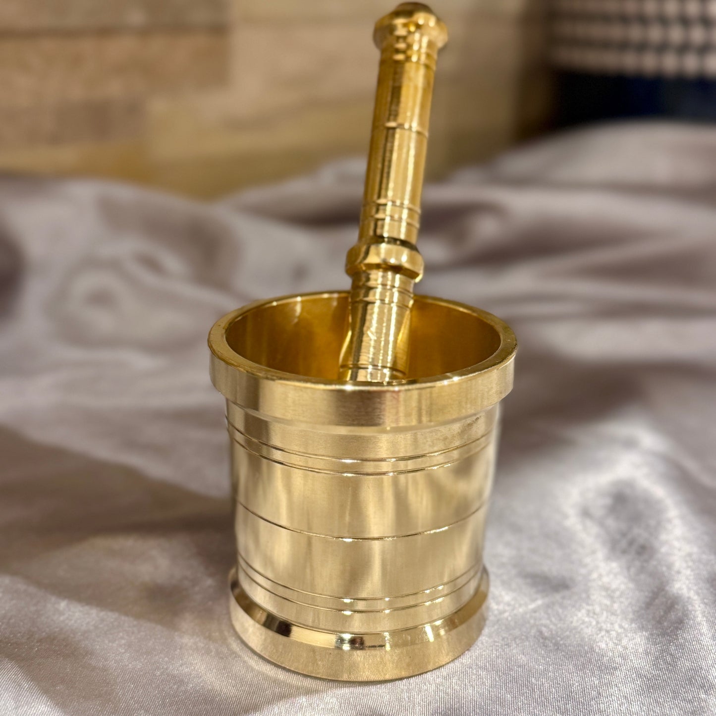 Brass Mortar & Pestle