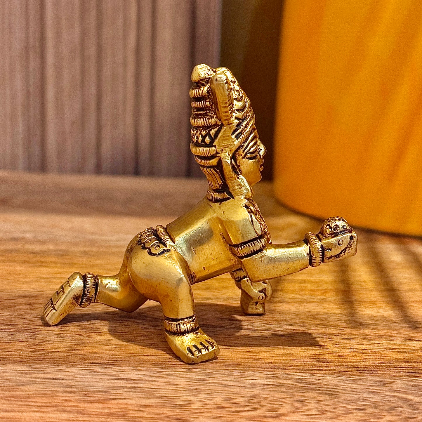 Premium Brass Laddu Gopal Idol – Divine Grace for Your Home Mandir