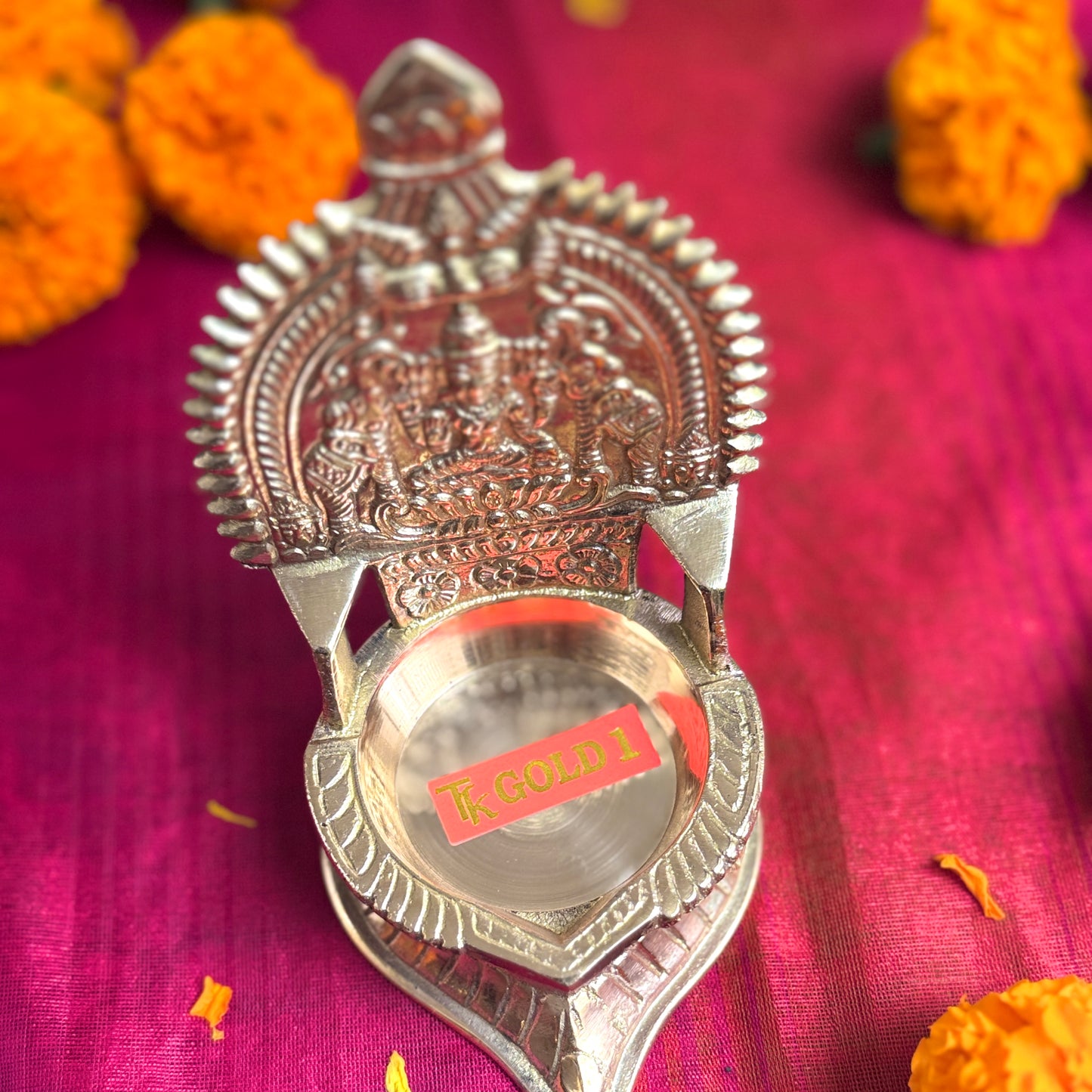 Premium Brass Lotus Diya – Made in India