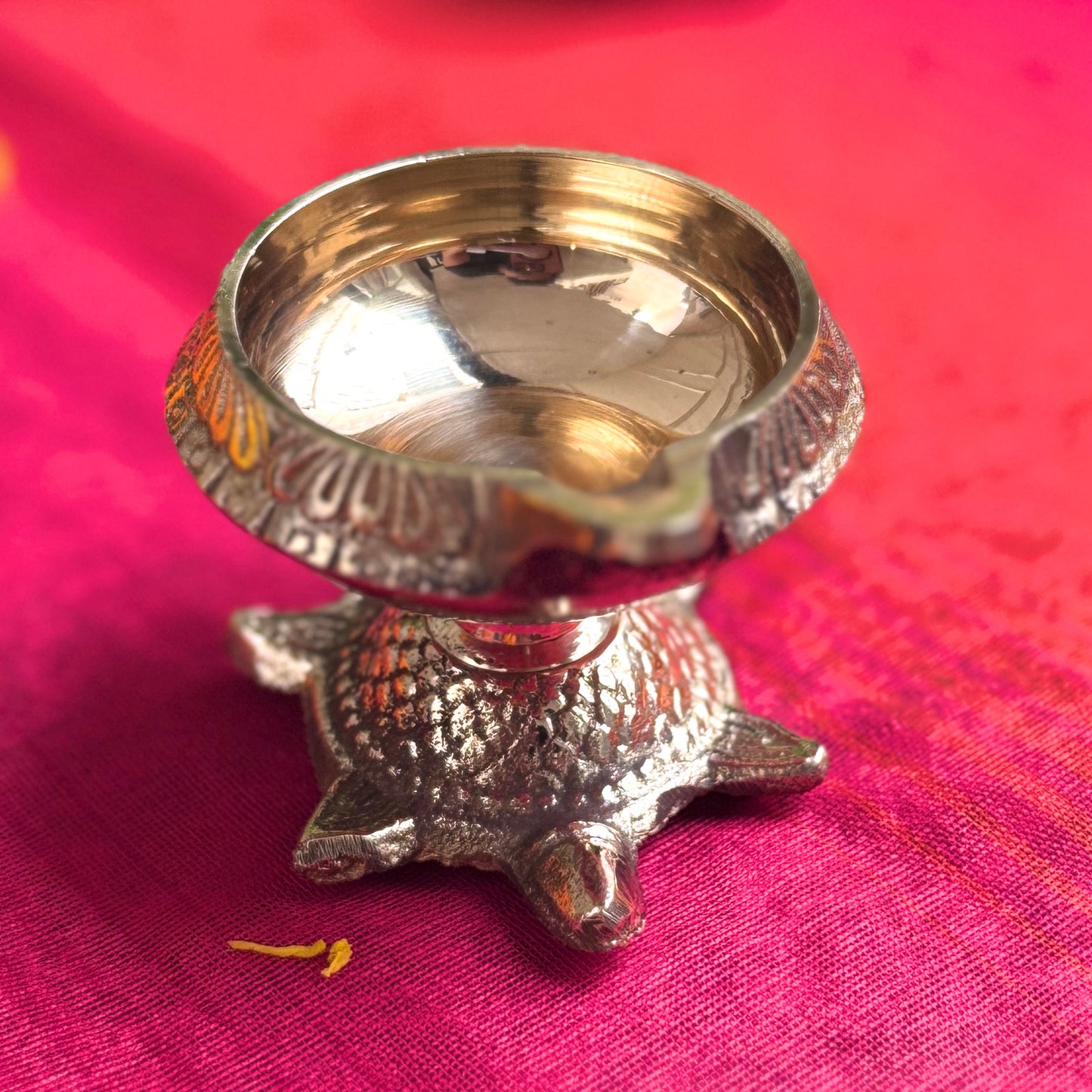 Premium Brass Lotus Diya – Made in India