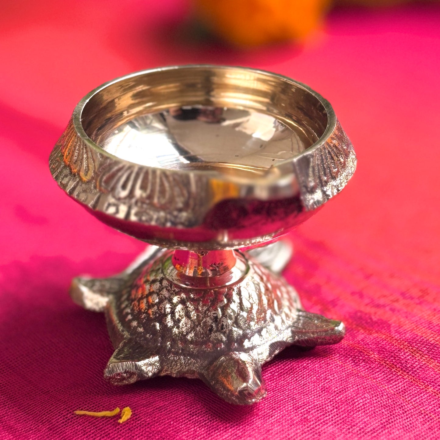 Premium Brass Lotus Diya – Made in India