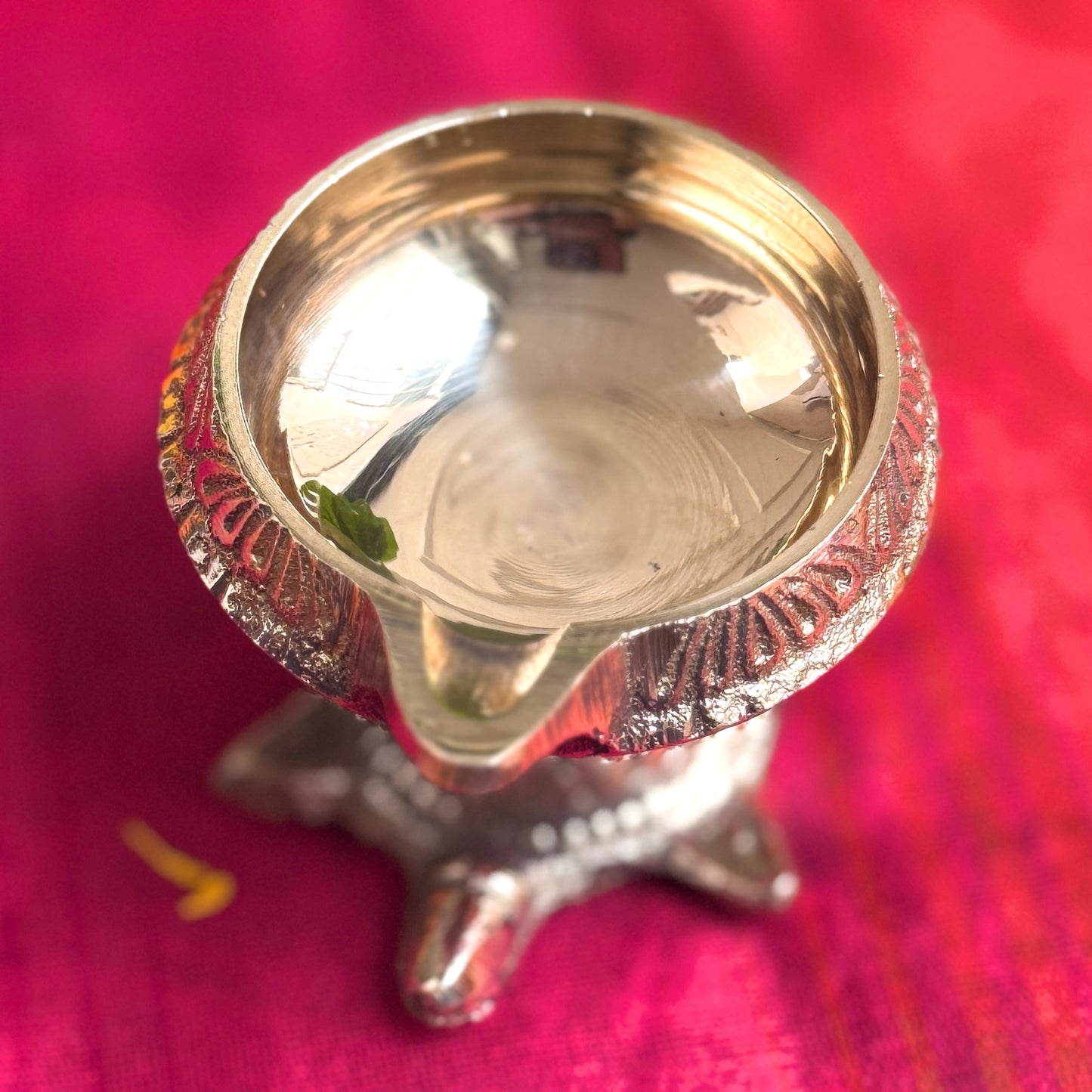 Premium Brass Lotus Diya – Made in India