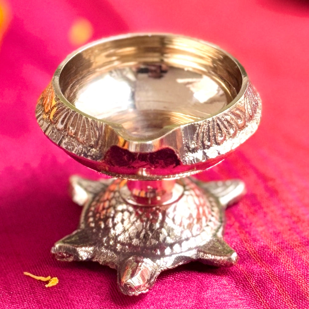 Premium Brass Lotus Diya – Made in India