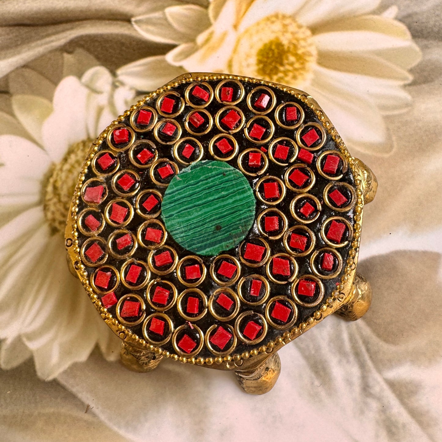 Premium Pure Brass Asana Chowki