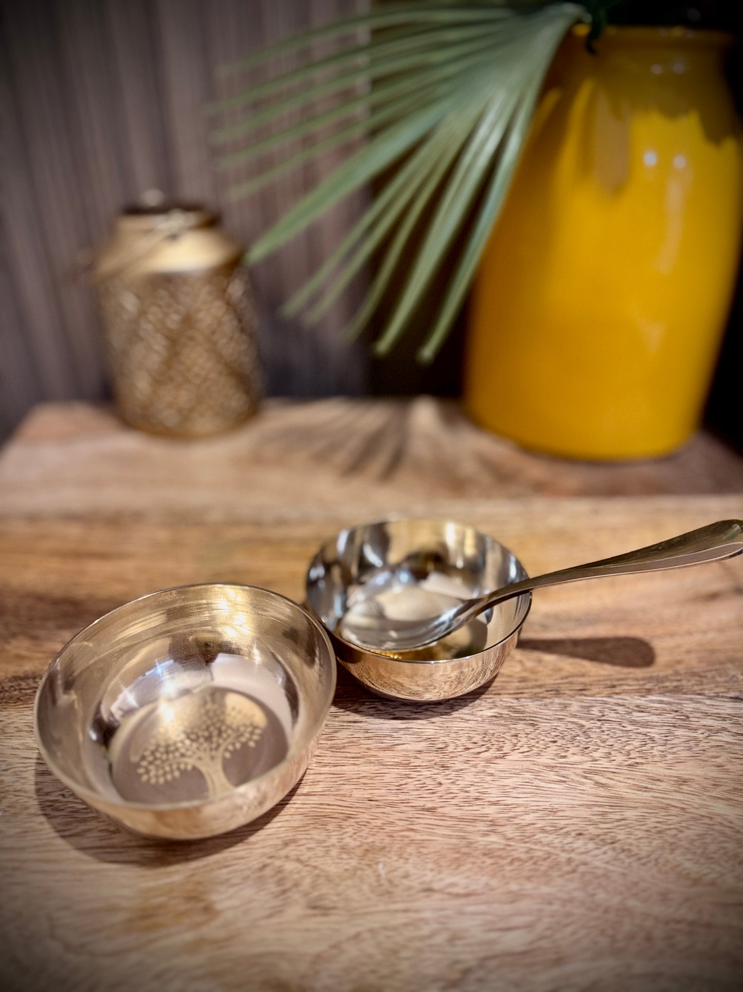 Bronze Thali Set Tree of Life