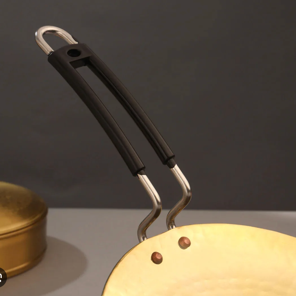 Premium Brass Roti Tawa – Hand Hammered Design