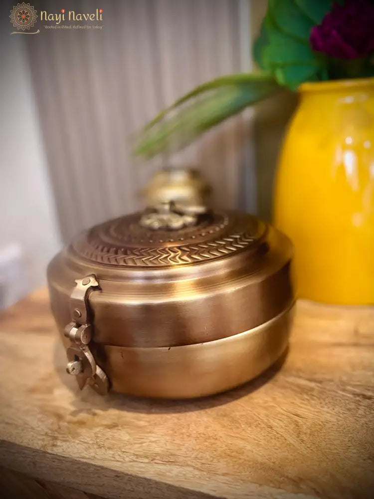 Brass Mithai Box
