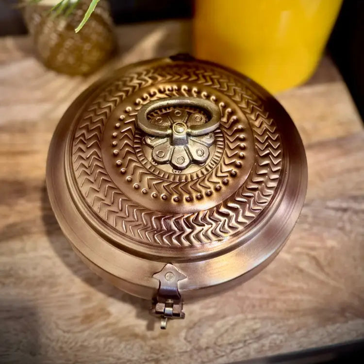Brass Mithai Box