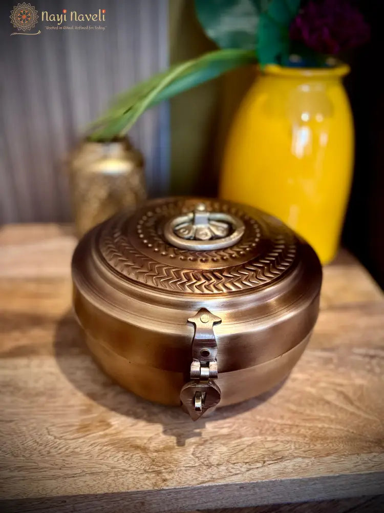 Brass Mithai Box