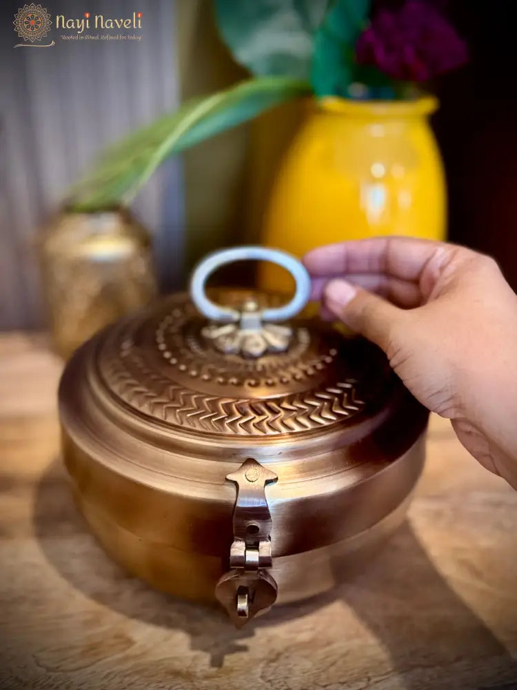 Brass Mithai Box