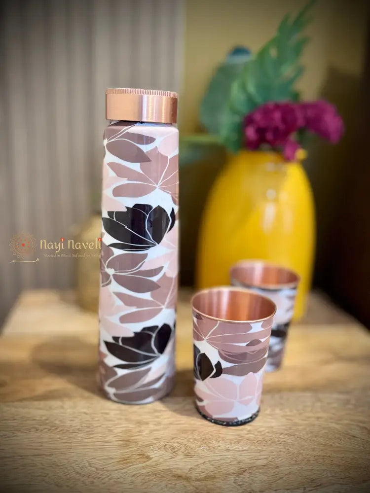 Copper Bottle Set