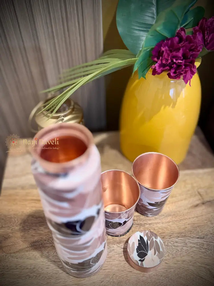 Copper Bottle Set