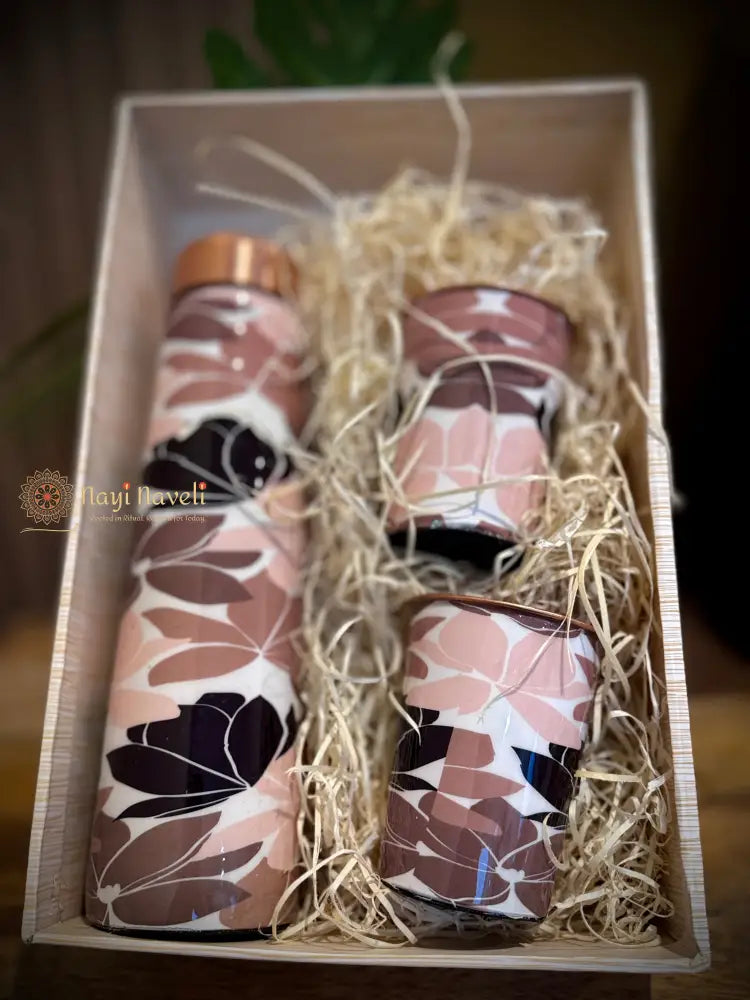 Copper Bottle Set