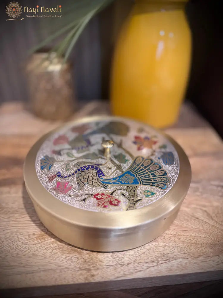 Peacock Brass Masala Daani