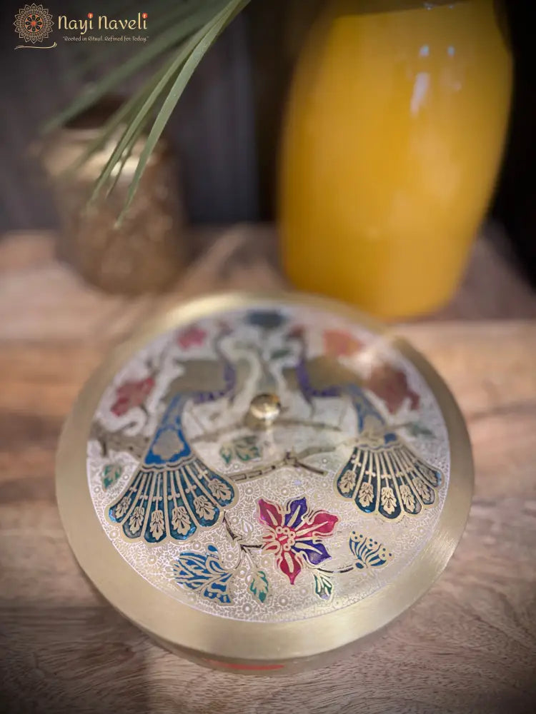 Peacock Brass Masala Daani