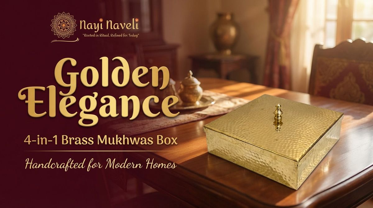 4 in 1 Brass Mukhwas Box — photo 4