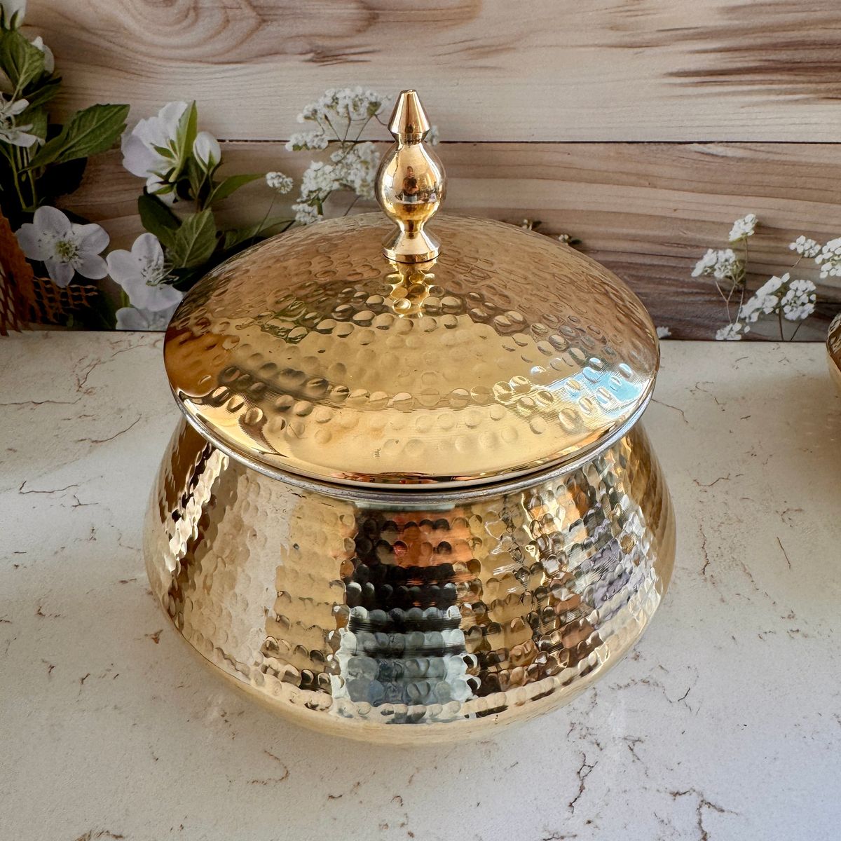 Brass Biryani Matka Handi with Lid — photo 5
