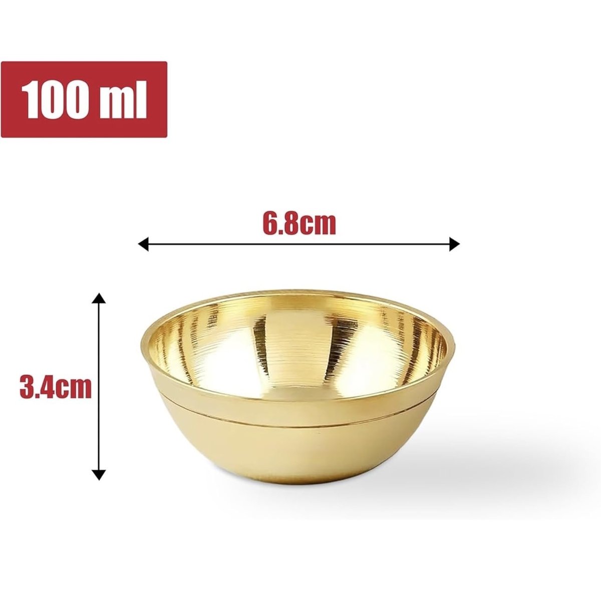 Brass Diya Bowl (Set of 2), photo 2