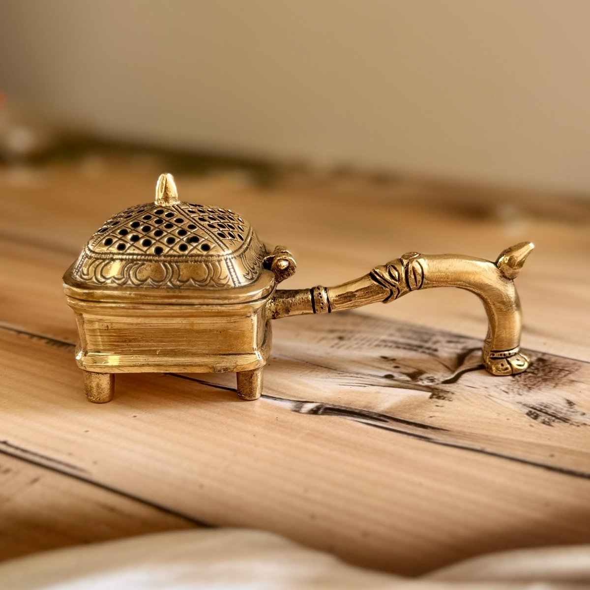 Brass Incense Dhoop Loban Burner