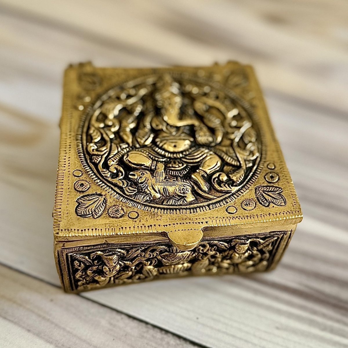 Brass Jewellery Box (Ganesha Design), photo 4