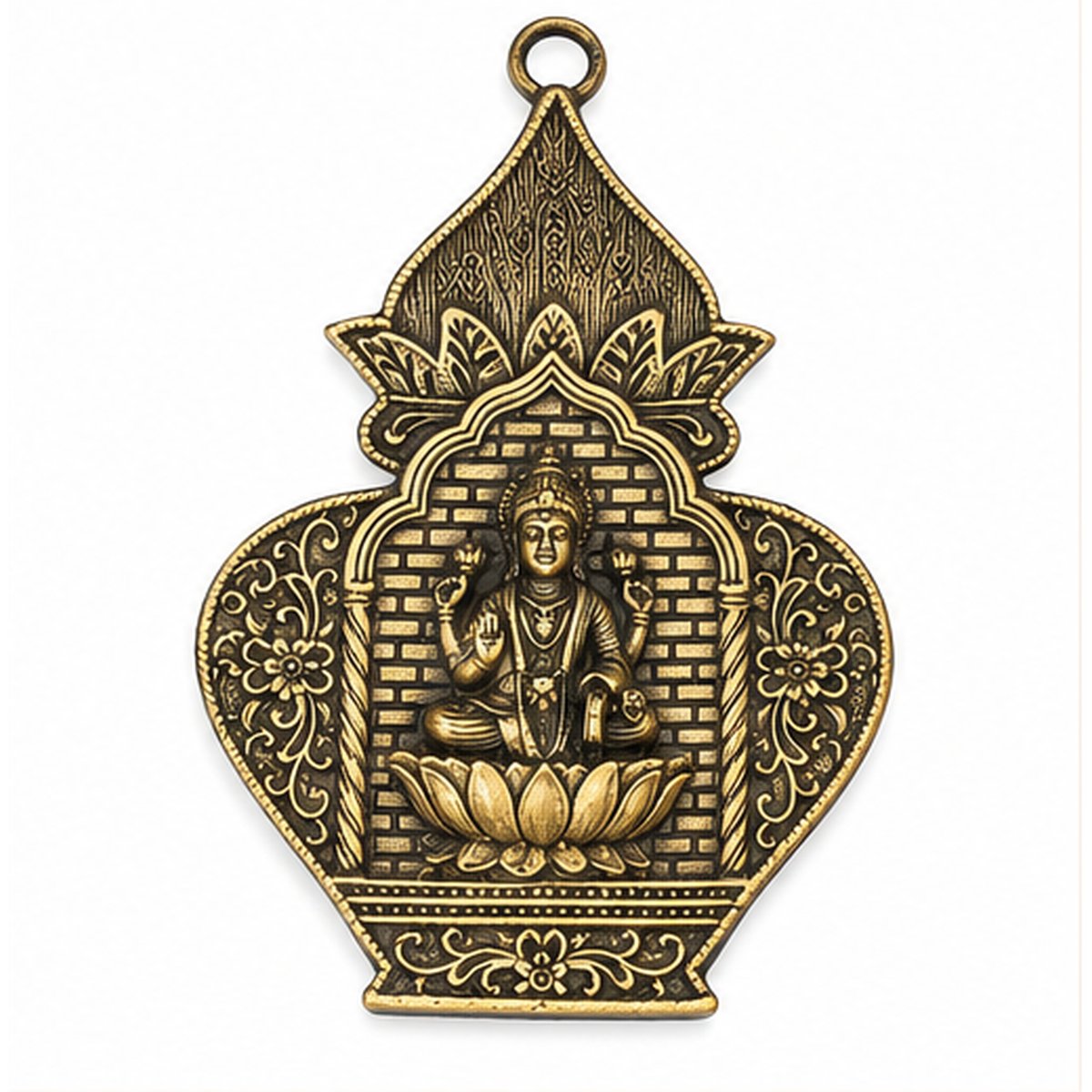 Brass Lakshmi Wall Hanging