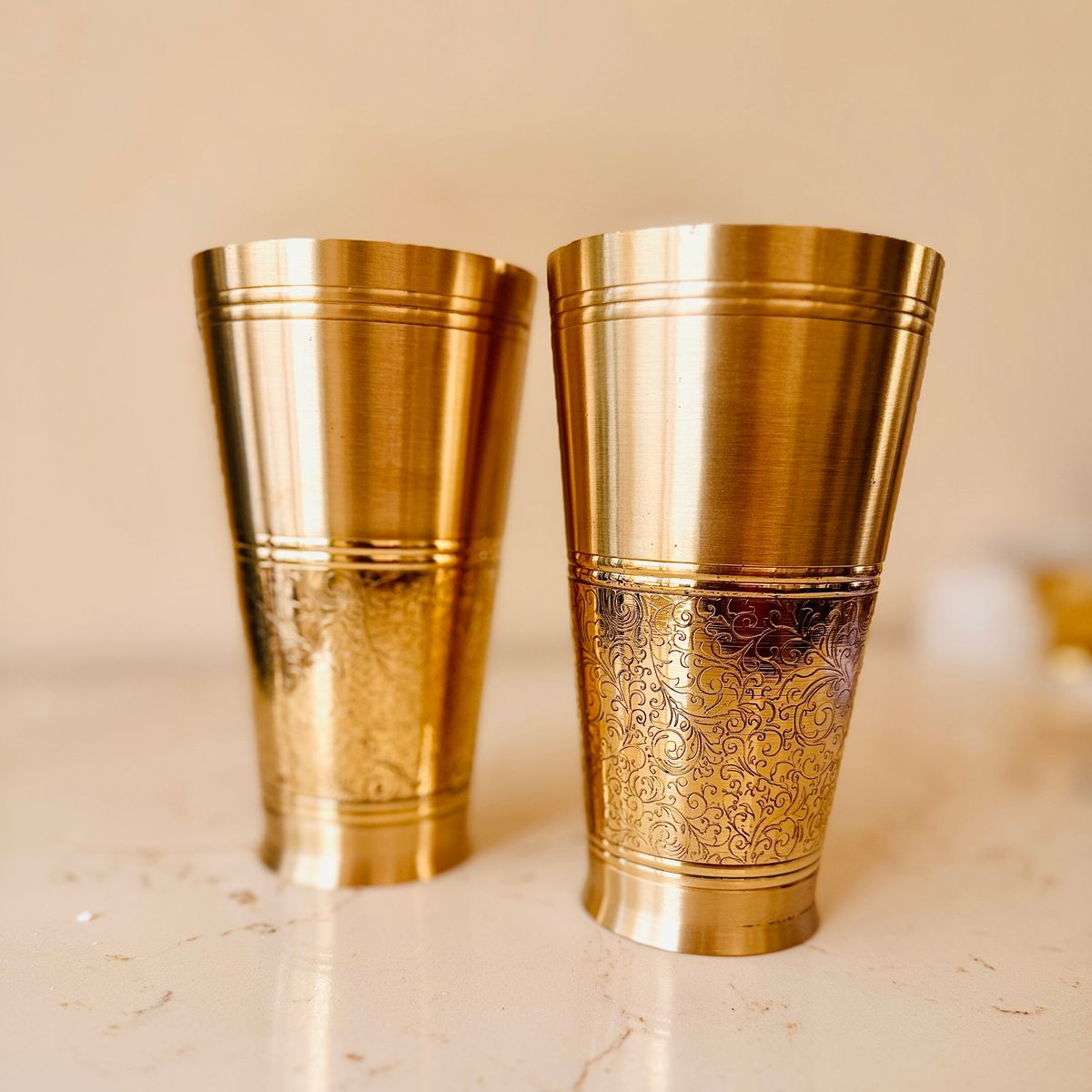 Brass Lassi Glass (Set of 2) — photo 5