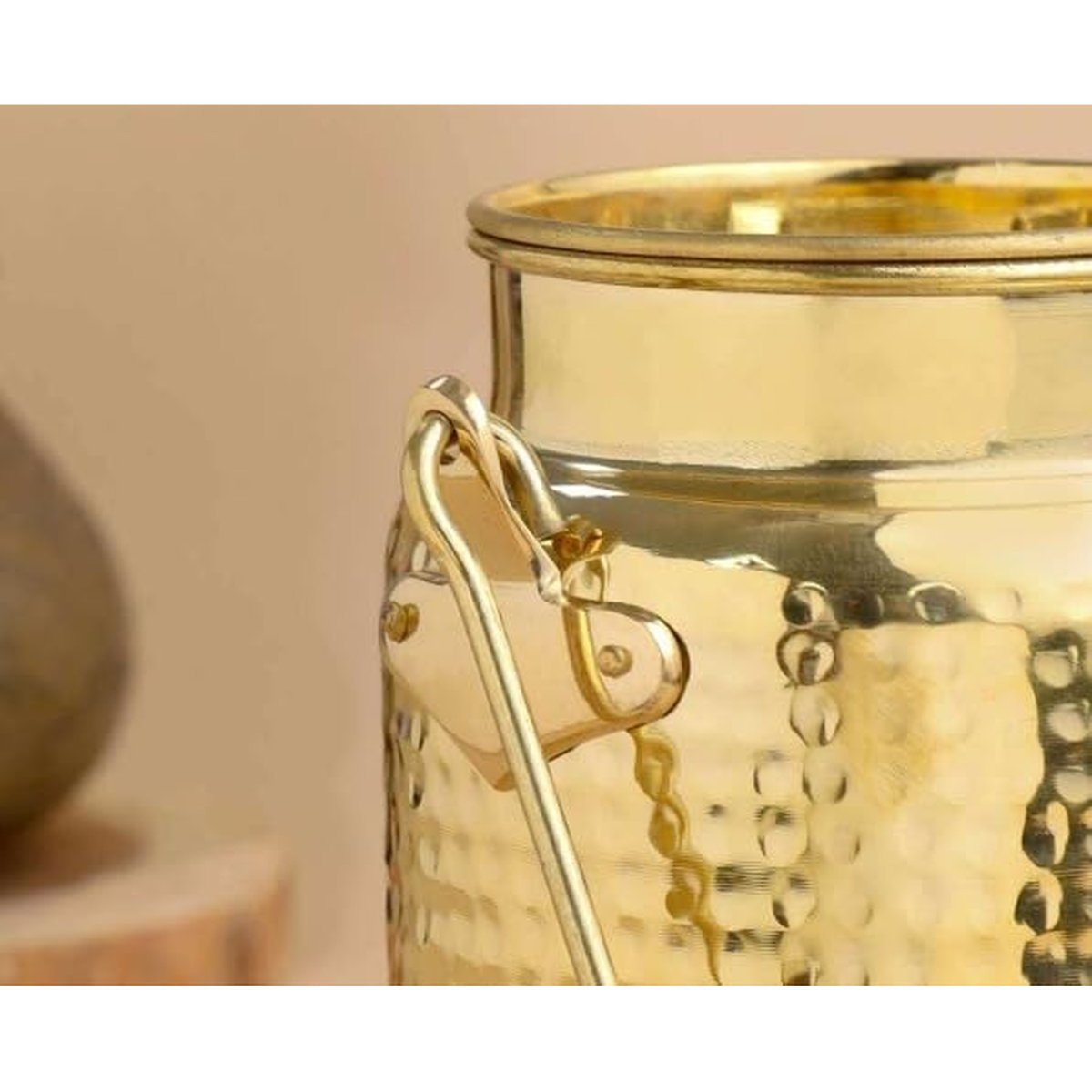 Brass Milk Pot with Lid (8.5 Inch), photo 2