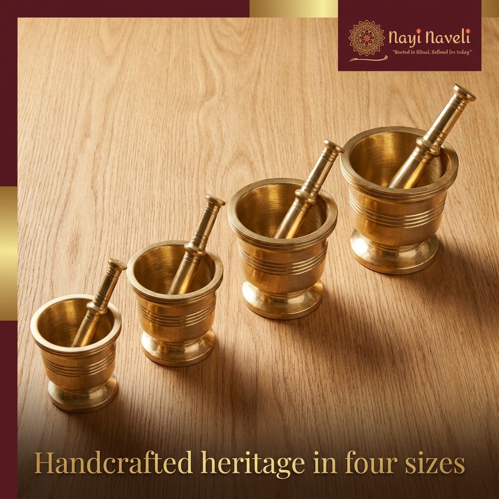 Brass Mortar and Pestle (Design 5) — photo 6