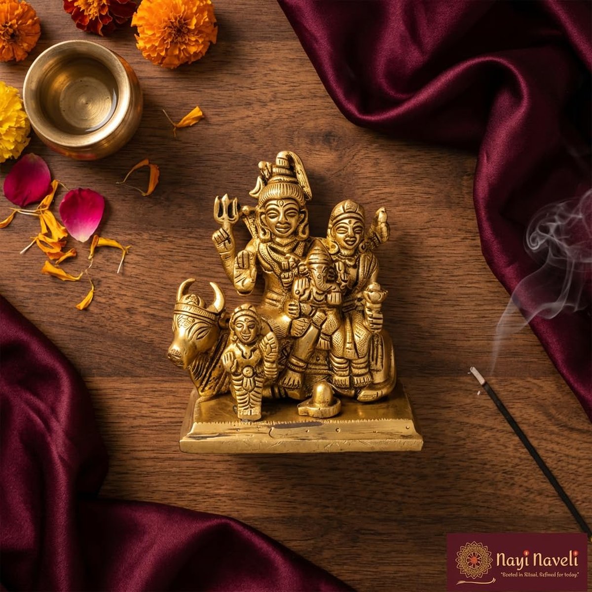Brass Shiva Parivar Idol, photo 3