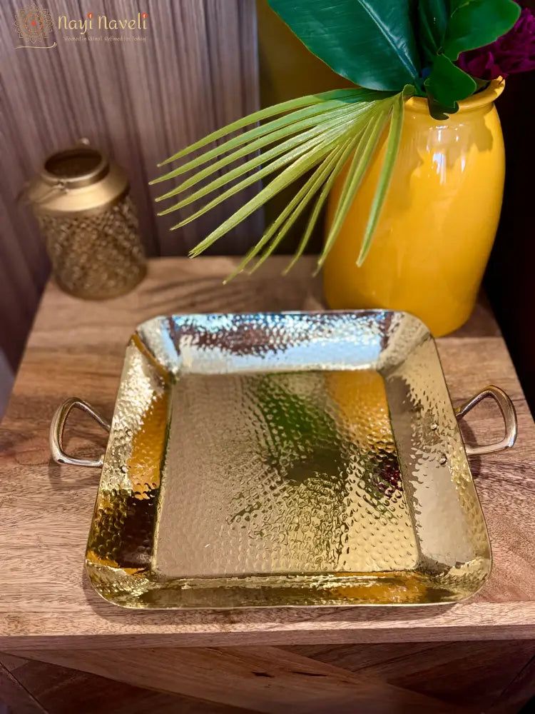 Brass Square Tray — photo 2