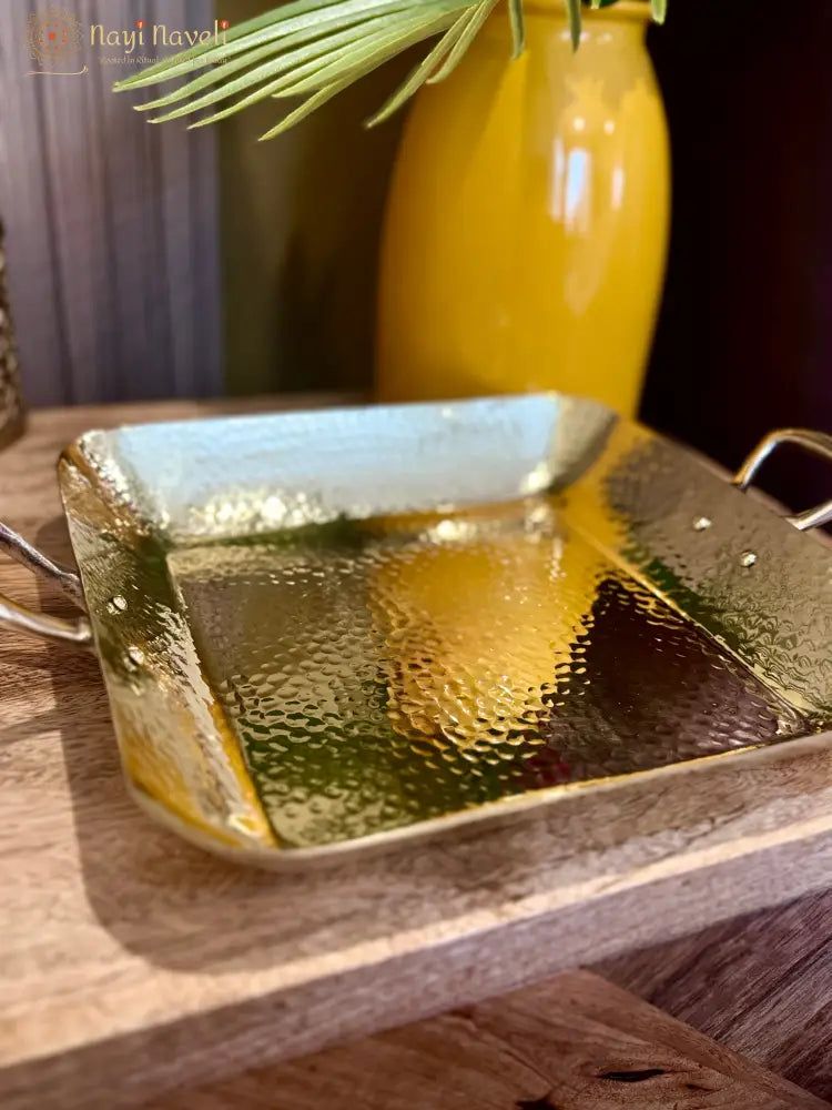 Brass Square Tray — photo 4