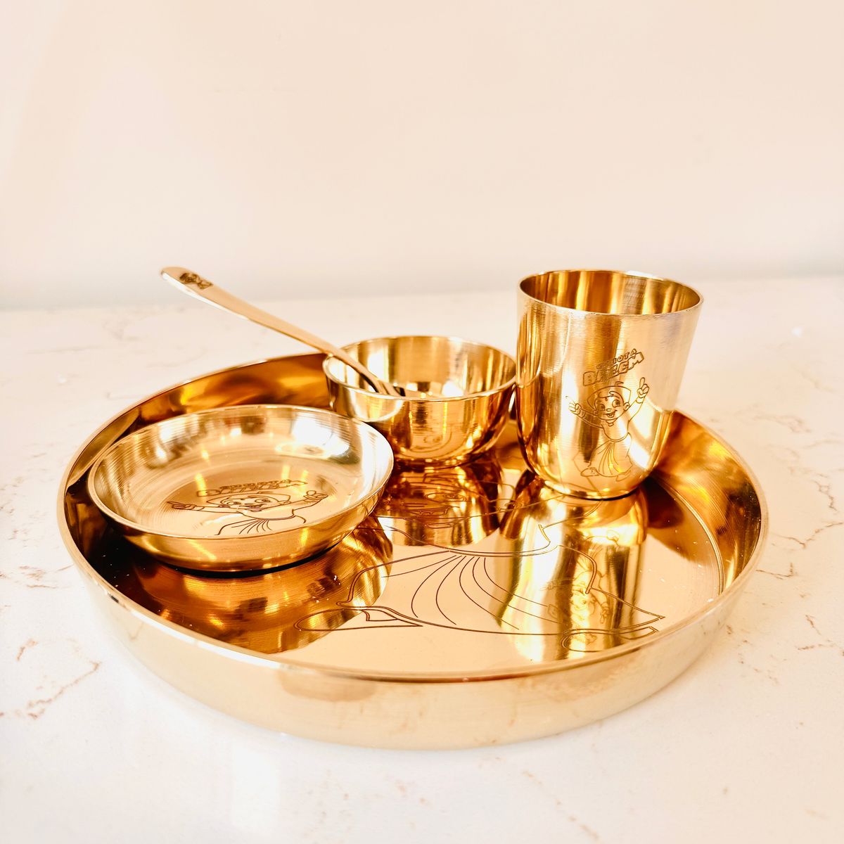 Bronze Baby Thali Set — photo 5