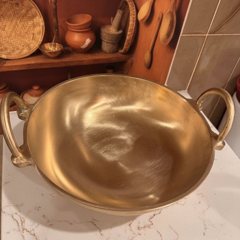 Bronze Kadahi with Handles — photo 3