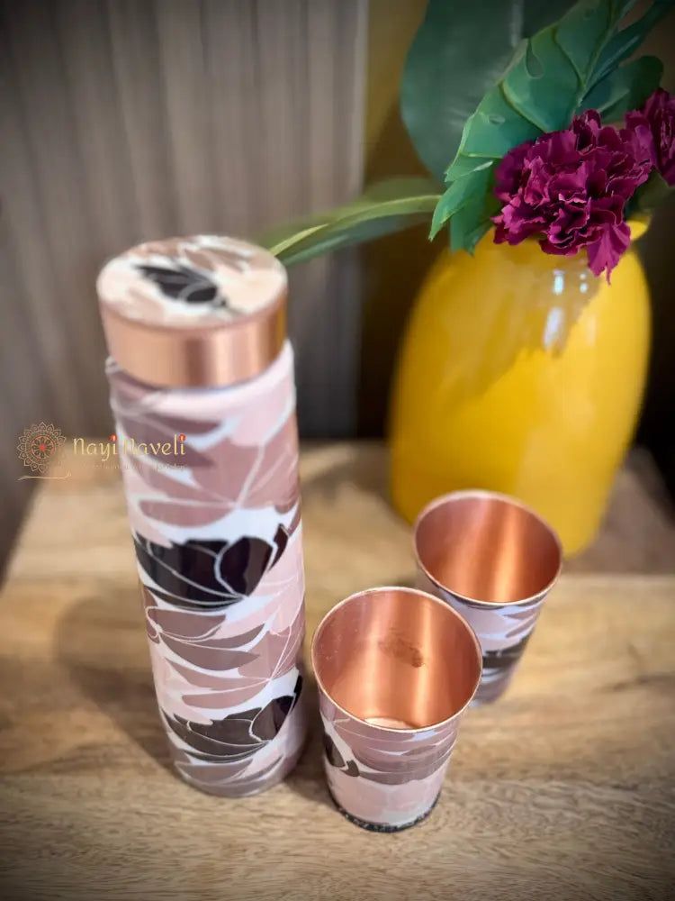Copper Bottle Set