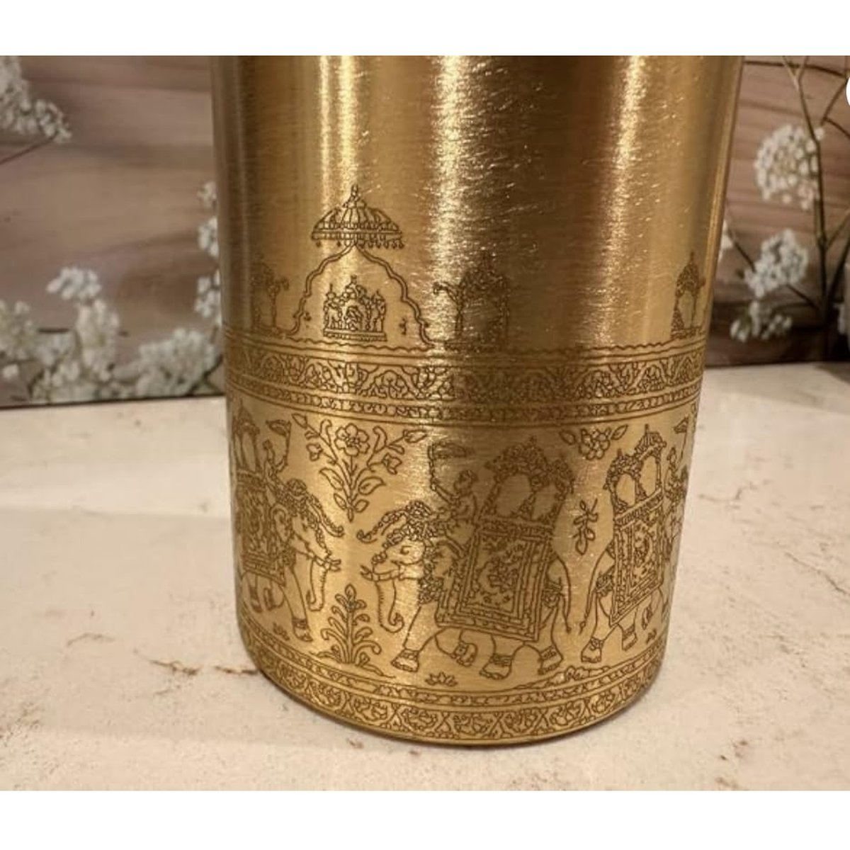 Elephant Design Brass Coffee Filter, photo 3
