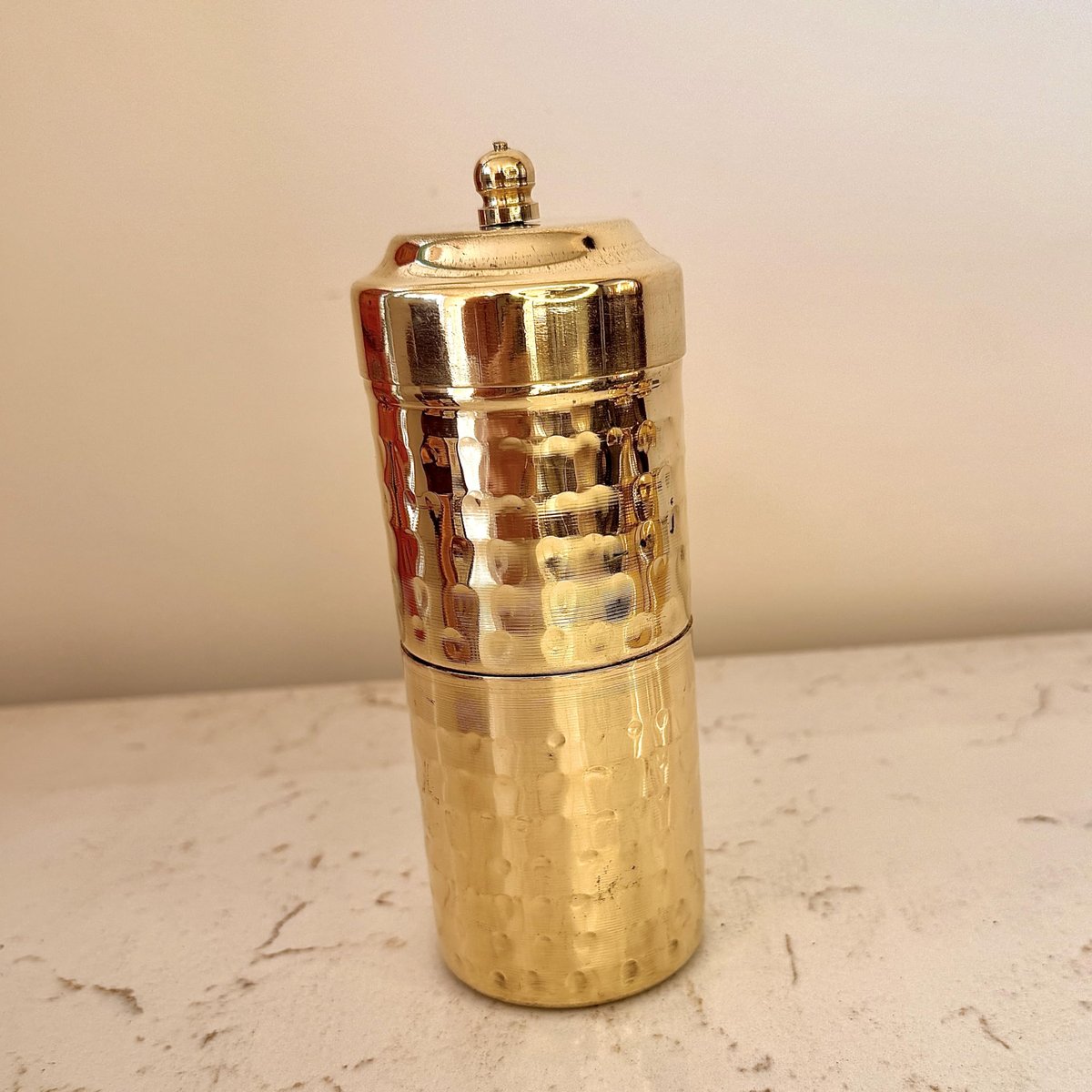 Hand-Hammered Brass Coffee Filter, photo 3