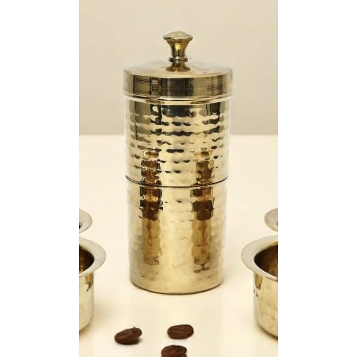 Hand-Hammered Brass Coffee Filter, photo 4