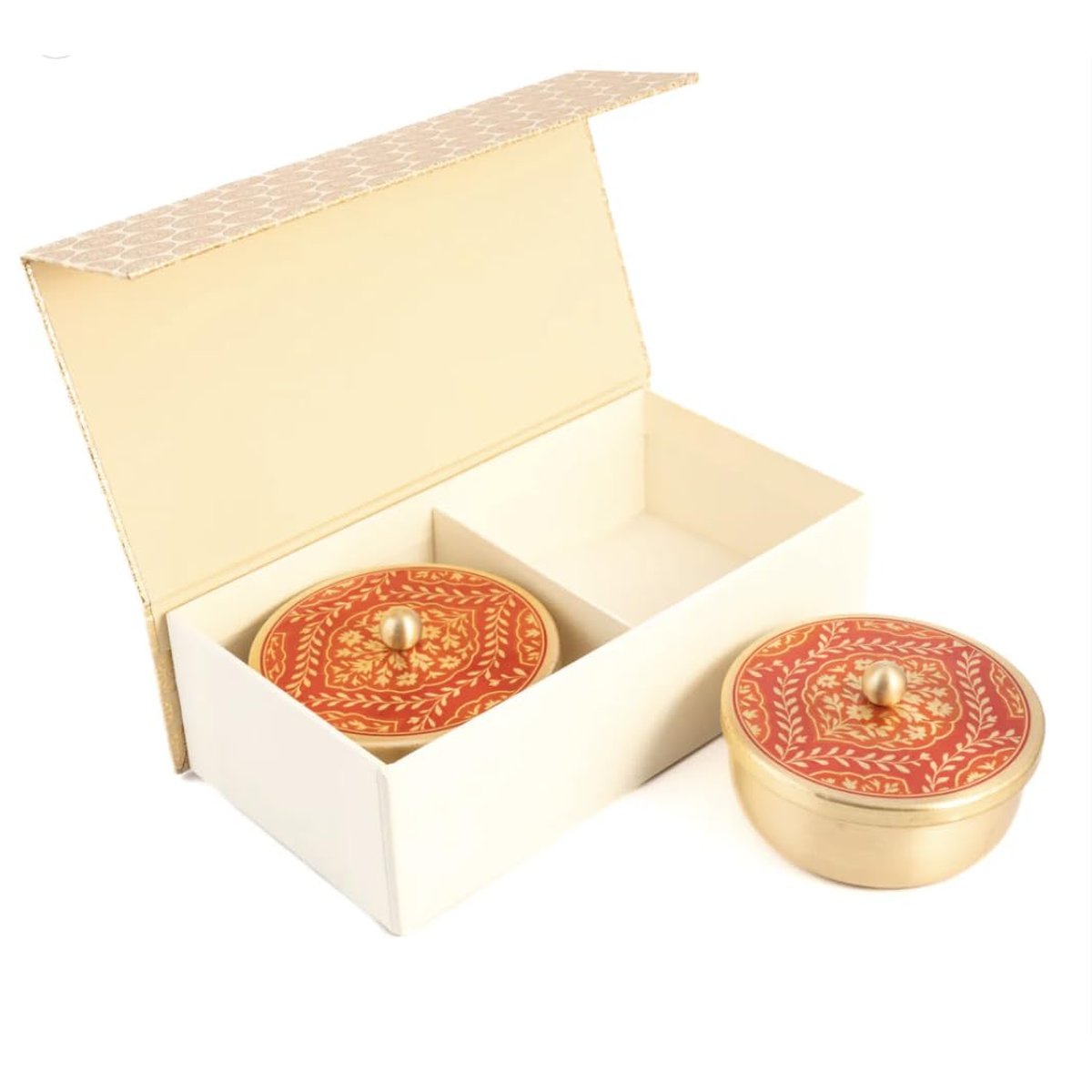 Hand-Painted Decoupage Brass Gift Collection, photo 4