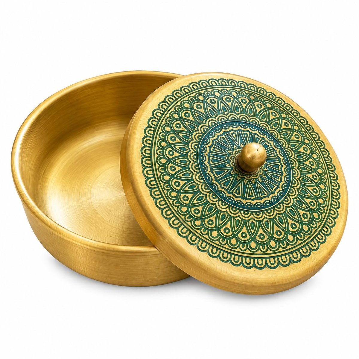 Hand-Painted Mandala Brass Collection, photo 7