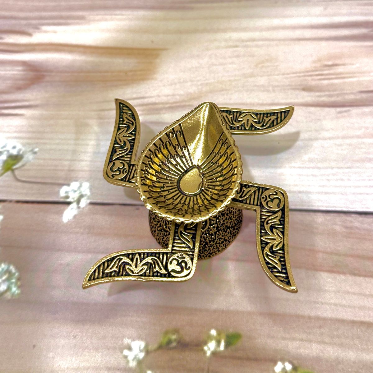 Handcrafted Brass Diwali Diyas — photo 3