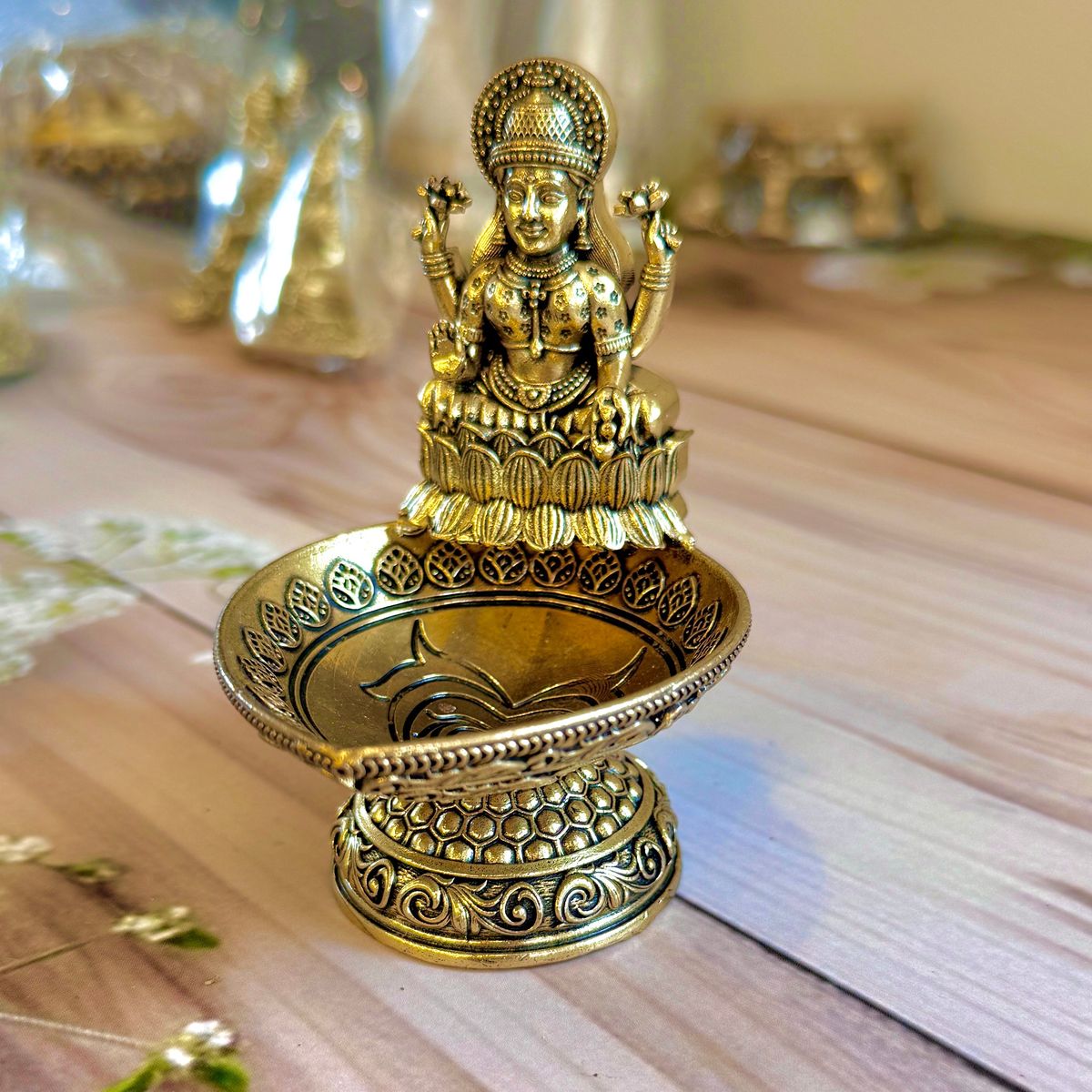 Handcrafted Brass Diwali Diyas — photo 5