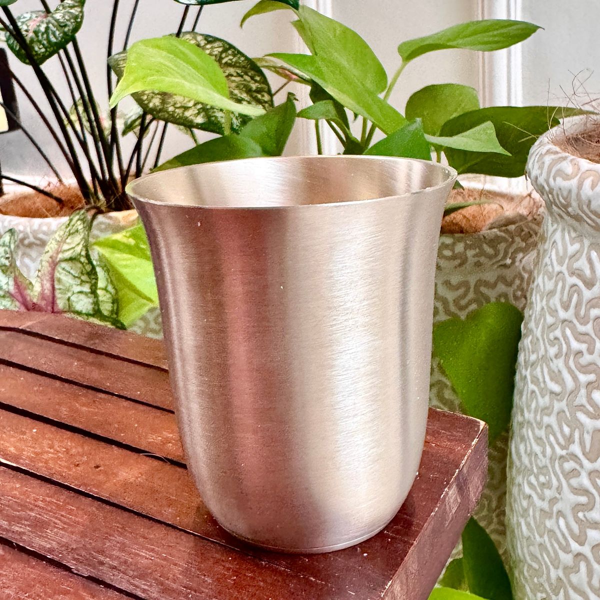Handcrafted Bronze Thali Set in Matt Finish — photo 4