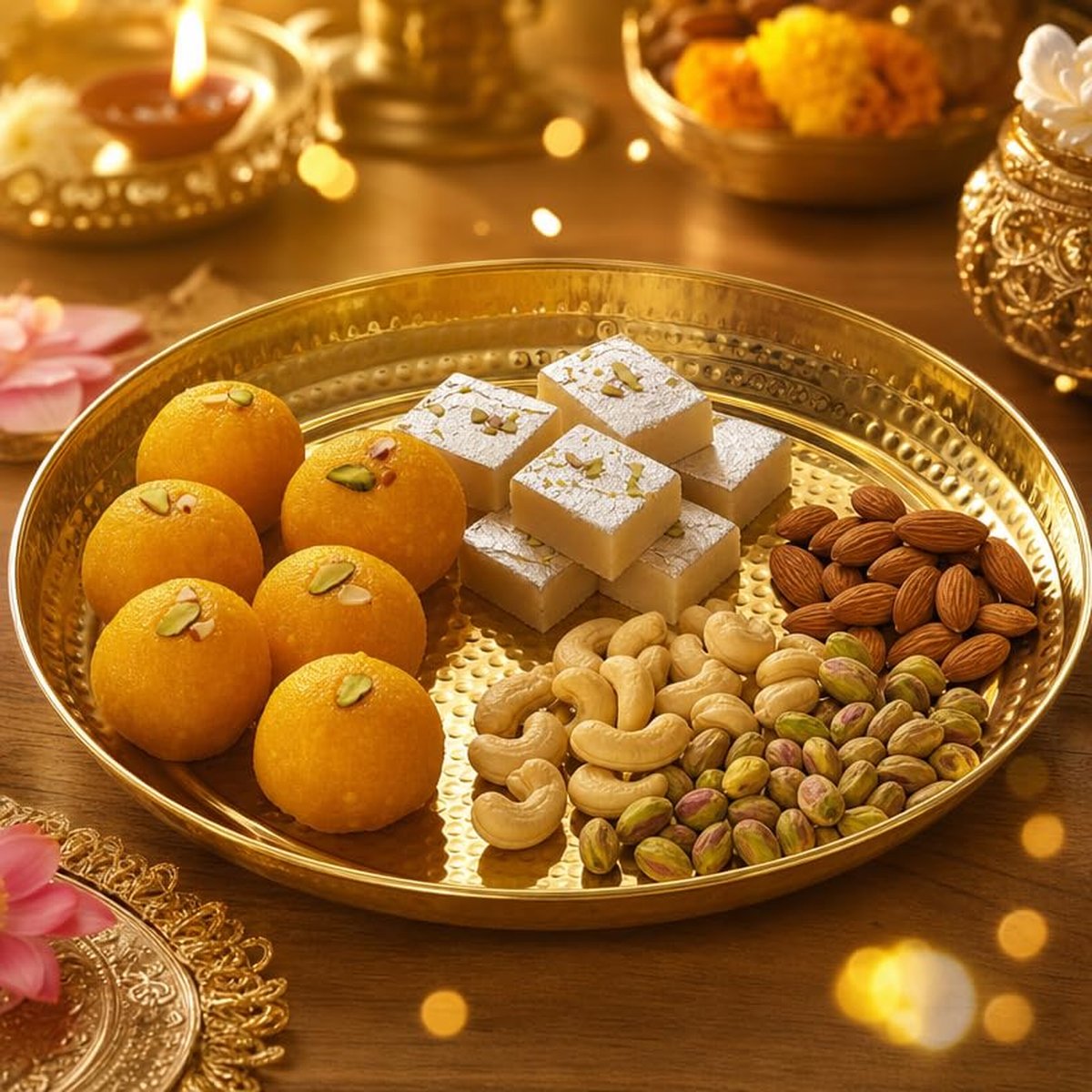 Pooja Thali (9.25 Inch)
