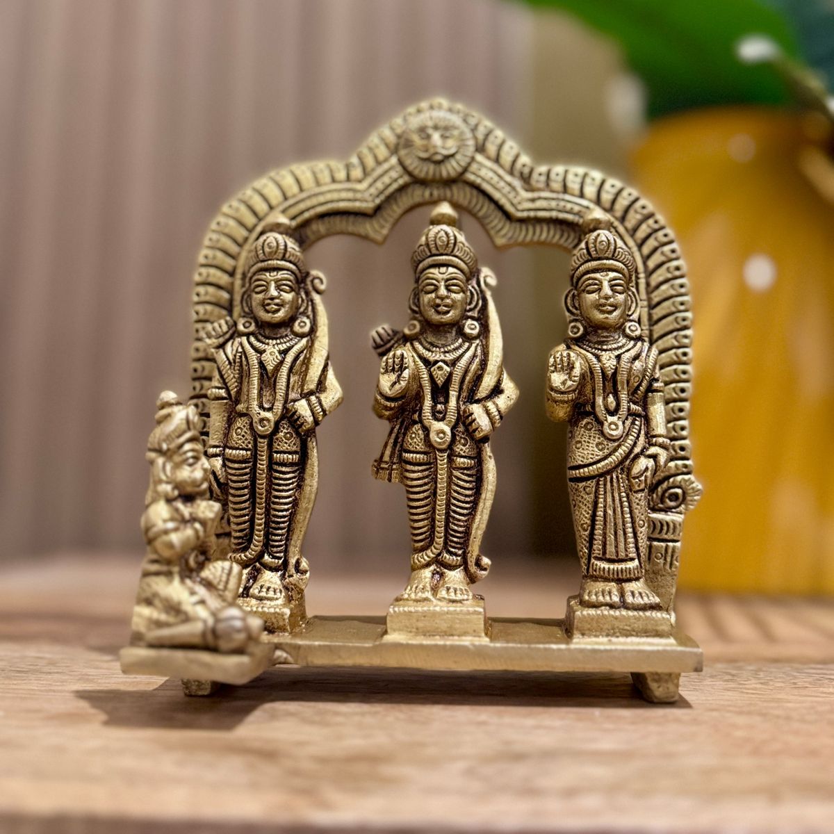 Premium Brass Antique Ram Darbar Idol — photo 4