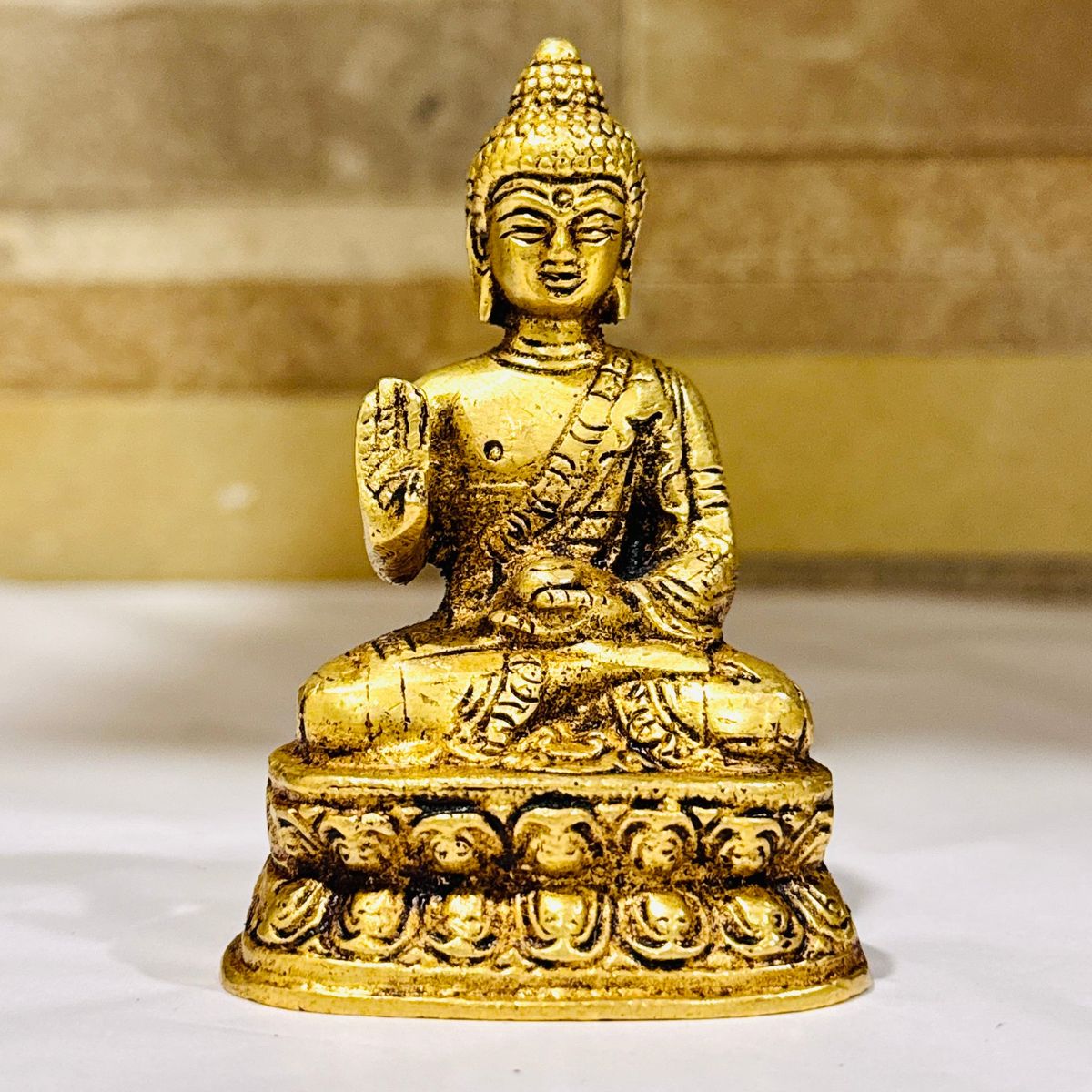 Premium Brass Buddha Idol — photo 2