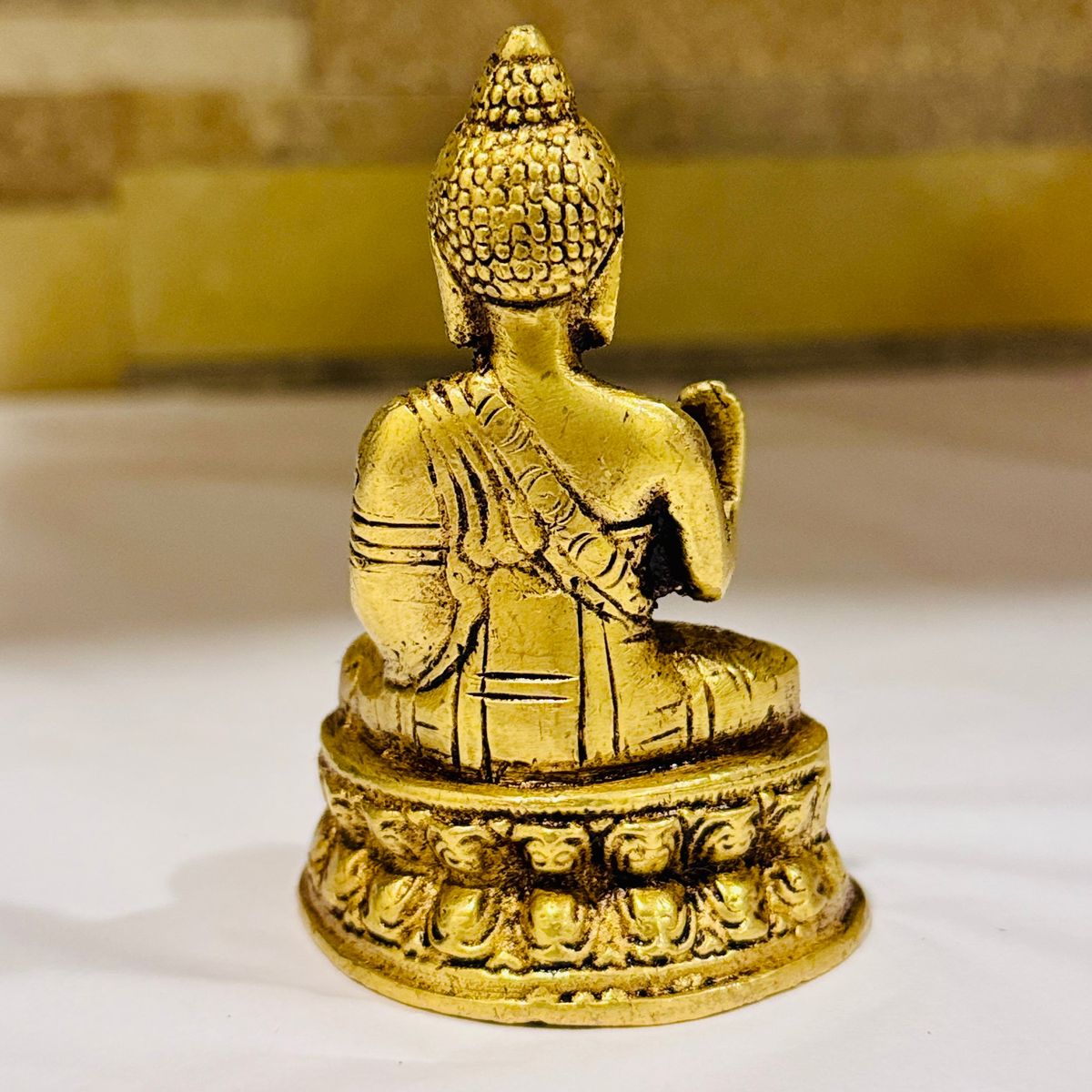 Premium Brass Buddha Idol — photo 4