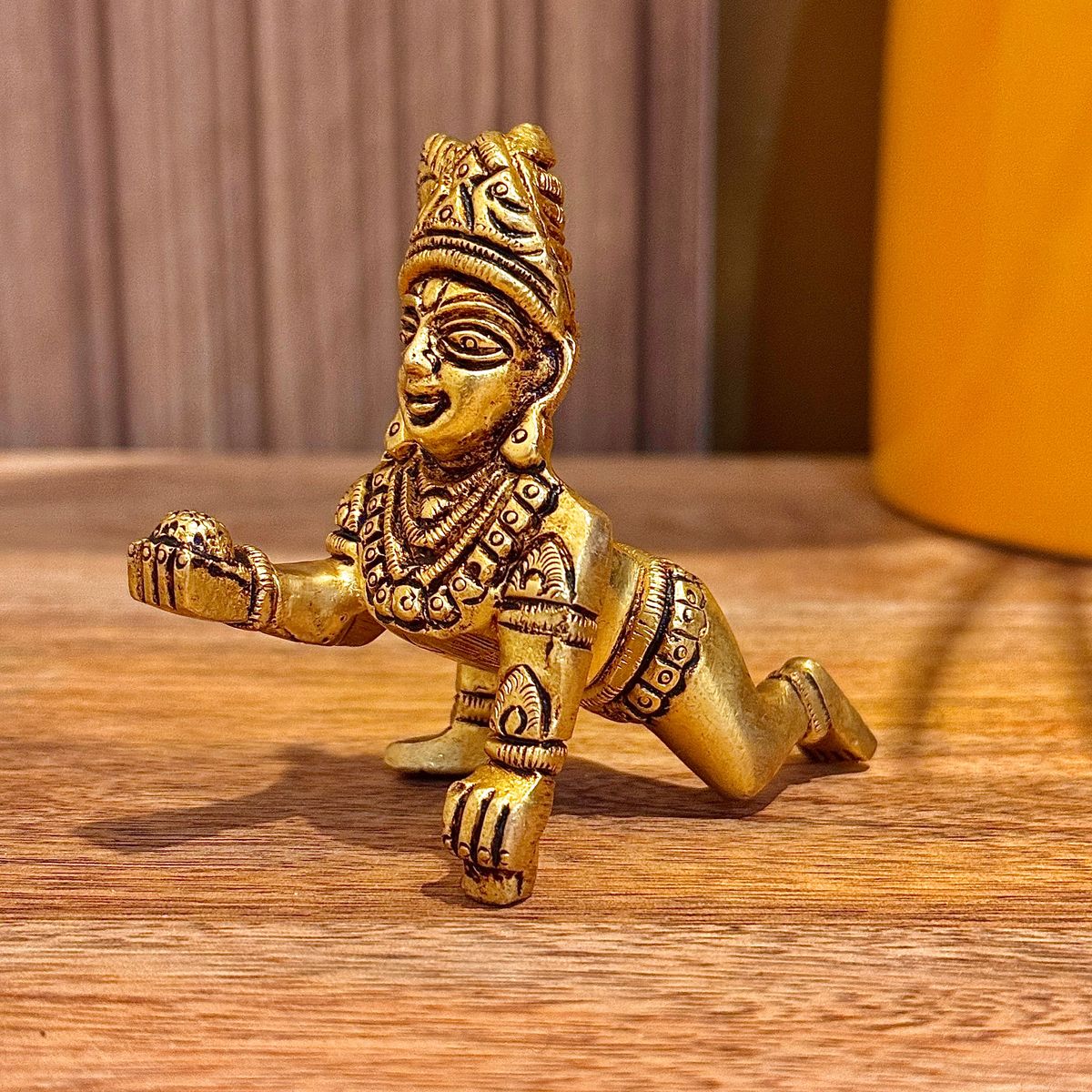 Premium Brass Laddu Gopal Idol — photo 2